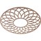 Ekena Millwork Cannes Wood Fretwork Pierced Ceiling Medallion, Wood (Paint Grade), 38"OD x 13"ID x 3/8"T CMWP38X38X0375CNMF - alternate 3